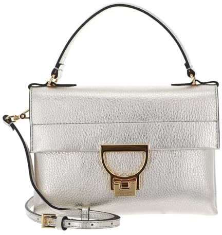 Coccinelle Pelle borsetta borsa a tracolla Arlettis Handbag Pale Gold dorato