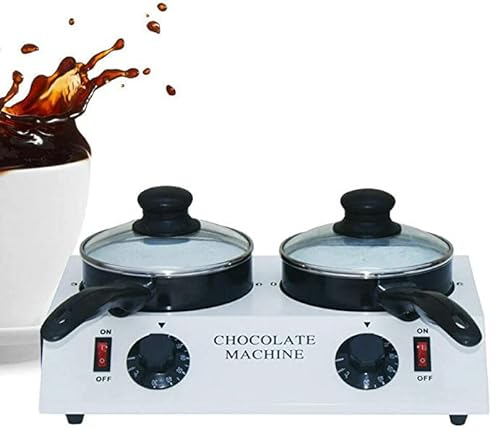 AINITAIFENG Máquina eléctrica de Fuente de Chocolate, máquina de Templado de Chocolate de 30 ℃ ~ 70 ℃, Olla Antiadherente para derretir Chocolate para Hacer Chocolate y Dulces