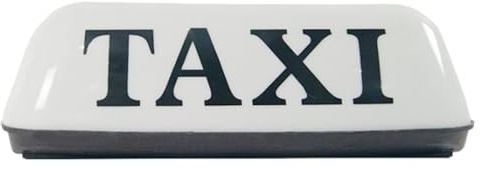 Taxi-Schild, DC12V wasserdichter beleuchteter Schildaufsatz, Taxi-Dachlampe | Taxi-Dachschild, Kabinendachlicht, Retro-Taxi-Dachschild, Taxi-Kuppelleuchte für Autozubehör für Taxifahrer, Autos