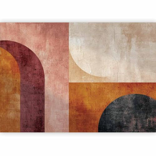 murando - Fototapete Vlies Muster im Retro, 400x280 cm, Schlafzimmer | Full HD Druck, 3D-Effekt, lichtbeständige Farben, ideal fürs Wohn- oder Schlafzimmer, schnelle Montage, lichtbeständig, edel