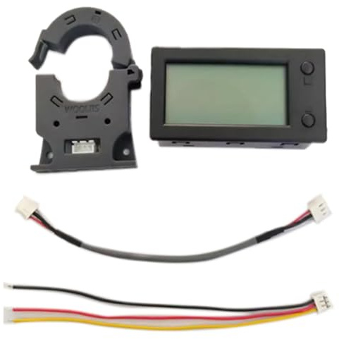MQODLFP Hall-Coulomb-Messgerät, Spannung, Strom, Leistung, Elektrische, Batteriekapazität, 12 V, 24 V, 36 V, 48 V, Bluetooth-APP-Anzeige, Langlebig, Einfache Installation (B)