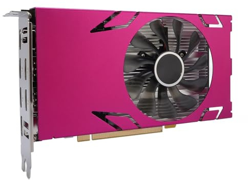 Bewinner Carte Graphique de Jeu Carte Vidéo de Jeu Carte Graphique Informatique 6 Sorties 4K HDR 4GB 128BIT 800MHz 4500MHz pour L'affichage Multi-écran avec DirectX 12 OpenGL 4 6