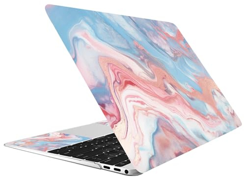 CREATCABIN Marmor laptop klistermärken dekal 15 × 10,6 tum Netbook laptopskal klistermärke universellt återanvändbart anteckningsblock skal för baksidan av pekplattan och LCD-skärm för att skydda ytor