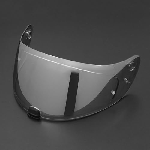 HYLGY Visiere Casque Moto pour HJC C70 FG-17 IS-17 FG-St, Protection UV, Visière Teintée Anti-Rayures de Remplacement, Lentille de Protection de Style,Normal-C Aurora Silver