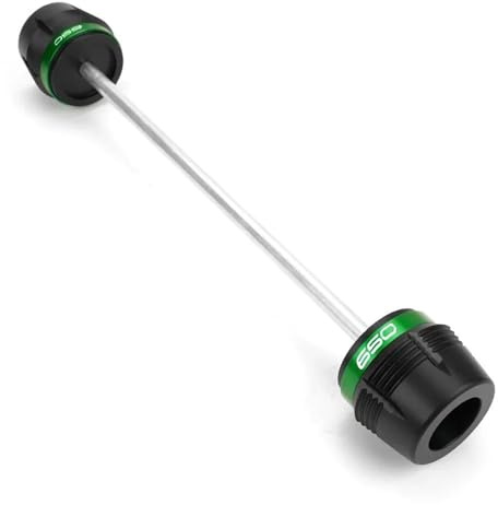 Sturzpads Für Vorder Und Hinterrad Gabel Achse Für Kawasaki Z650 Z650RS Für Ninja 650 2019–2025(Rear Green7)