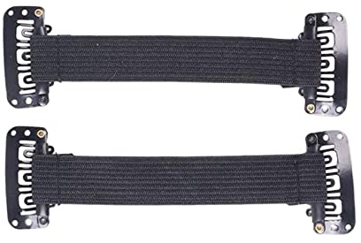 Cirraorive Facelift Band Elastic Strap Hairband Stretch Adjustable for Eyes Forehead Face for Wedding Stage Party Interview Photography, Short 2Pcs