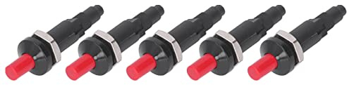 Cocoarm Allumeur à Bouton-poussoir PP Allumage Piézo-électrique Une Sortie 18KV Paquet de 5 pour le Remplacement du Gril de Chauffage à Gaz et du Briquet de Cuisine pour le Camping Pique-nique à Usage