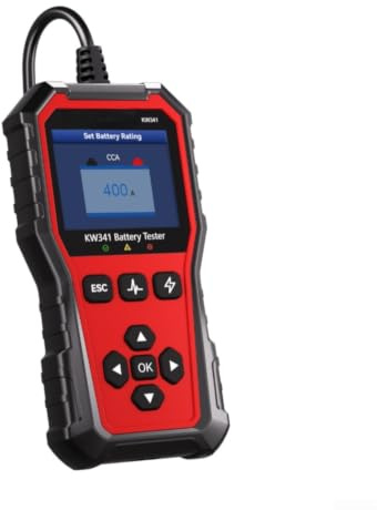 KW341 bil för batteritestare 6 V 12 V 24 V Internmotstånd KW341 | Test 6 V, 12 V, 24 V blyacid batterier, mått internal motstånd, för cca, hälsosam status exakt