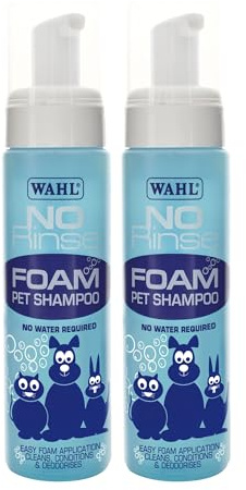 Wahl No Rinse Foam Refreshing Dog Shampoo, Coconut Scented, 200ml