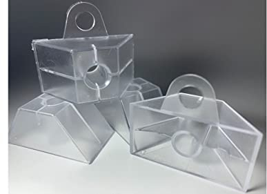 Abstandhalter aus PS Polystyrol Kunststoff, glasklar transparent, mit seitlicher Öse (Trapez Profil 70/18, Abstandhalter)