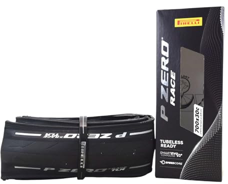 Pirelli P Zero Race TLR 30-622 (700 x 30c) Road Bike Tire - Tubeless Ready, Lightweight, High-Performance Bicycle Tire for Road Racing & Training – Foldable, SmartEVO Compound