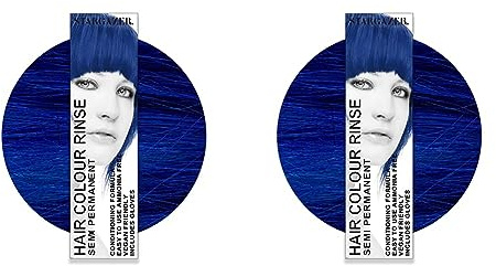 Stargazer Products Königsblau Semi-Permanentes Haarfärbemittel, 2er Pack (1 x 70 ml)