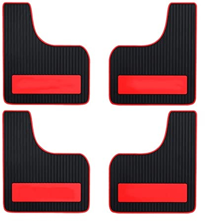 AUGUST SNOW Auto Parafanghi Universal Rally Paraspruzzi Paraspruzzi Parafanghi Paraspruzzi Viti Auto Auto Accessori SUV Gomma Sport 4mm Anteriore Posteriore Set Parafango