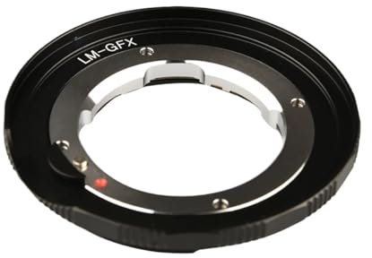 GHJ567RE LM-GFX Lens Adapter Ring Manual Converter Ring M LM Lens to for Fujifilm GFX G for Mount for Fuji 50S Camera