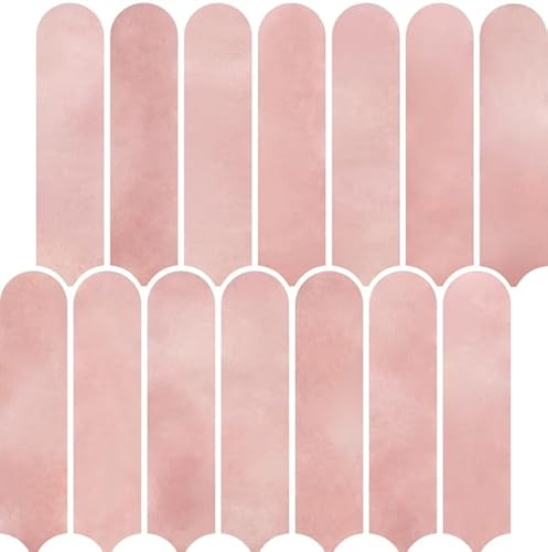 COMSTICKC Piastrelle adesive spesse da cucina, 10 pezzi 30,5 x 30,5cm | cipria fard, Adesivi per Piastrelle Bagno, Murali 3D Autoadesivo Cucina Decorativi, Impermeabili, 2,5 mm Spessore