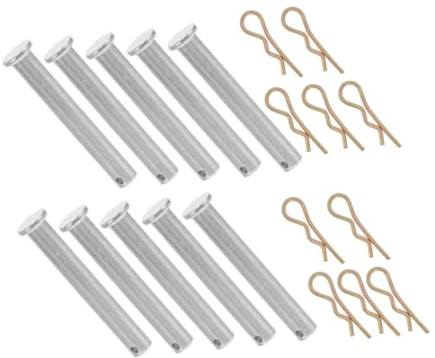 SEWACC Scaffolding Insert Pin with Hitch Pin Clip Scaffold Equipment Part Fast Secure Locking for Construction Systems