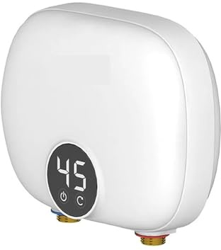 Chauffe-eau Électrique Sans Réservoir Sous Évier Instantané Sur(White)