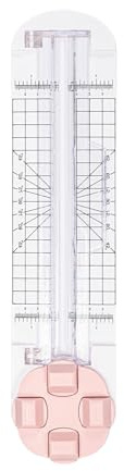 DifenzuSJ Papierschneider 4 in 1 Multifunktions Schneidegerät Papier mit Rillklinge Wellklinge Perforationsklinge und Geradklinge Tragbar & Präzise für Geschenkpapier Karten Scrapbooking DIY & Basteln