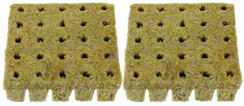 DRESSOOS Bloc Nutritif Hydroponique 50 Pcs 25x25x40 Mm pour Culture Hors-Sol, Accessoire de Jardinage, Cube de Terreau Naturel pour Semis, Bouturage et Propagation en Intérieur et Balcon