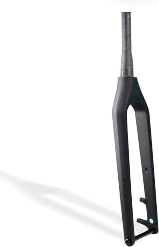 CUCKQUIC Fourche Rigide en Carbone pour VTT 27,5/29pouces Fourche De Vélo 1-1/2 Pouce Fourche Avant Conique Boost Axe Traversant 15 X 110mm Frein À Disque 27.5in-A