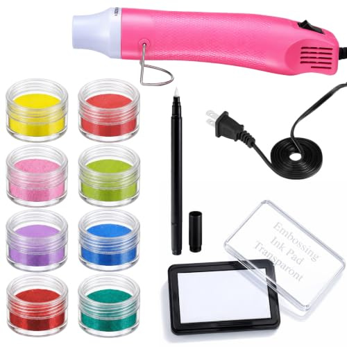 Lanties Embossing Kit with Heat Tool Bundle