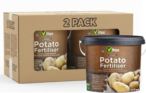 Vitax Potato Fertiliser 4.5Kg Resealable Tubs | 2 x 4.5kg tubs
