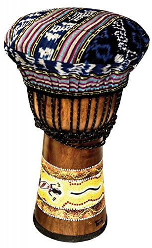 Fellschutz Ikat rund 25-27 cm für Trommeln Drumskin Fellschoner Trommelschutz Zubehör Weltmusik …
