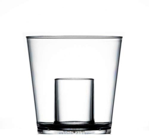 24x Strong Reusable Jagerbomb Glasses Plastic Bomber Shots 25ml,CE
