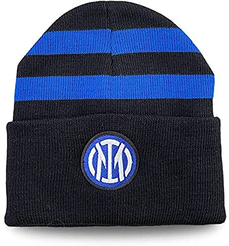 Inter - Cappellino con Ribalta Nuovo Logo, Diverse Colorazioni, Cappellino Calcio Unisex - Adulto