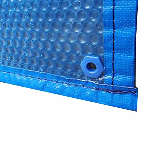 Bâches Bulles Piscine Solaires Couverture de Piscine Solaire, 3 Pieds/5 Pieds/6 Pieds/10 Pieds/13 Pieds/16 Pieds de Large, Rectangulaire Chauffage À Bulles Bâche de Natation Robuste pour Piscine Creus