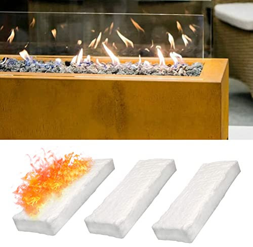 ZYWUOY Ceramic Wool Sponge, 3Pcs Bioethanol Fire Firplace Firebox Safety, Tabletop Portable Bio Ethanol Fireplacefor Indoor Outdoor Patio
