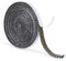 SAVITA Joint d'Étanchéité en Fibre de Verre, 2m x 10x3mm Autocollant Imprégné de Graphite Ruban d'Étanchéité pour Cheminée Joint Tressé pour Insert et Poêle pour Cheminées Porte de Poêle à Bois (Gris)