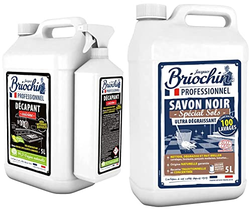 Briochin PRO - Le décapant cuisine Briochin Pro 5L & Savon noir sols Briochin Pro 5L