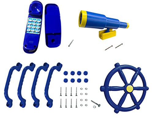 Ronyme Ensemble de Jouets pour Aire de Jeux balançoire légère avec vis Jouet d'apprentissage Accessoires de Jeu Jouet de Volant pour balançoire arrière-Cour, Style b