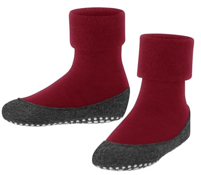 FALKE Cosyshoe K Hp lana puños en la suela 1 par, Calcetines para casa , Rosa Red Pepper 8074, 31-32