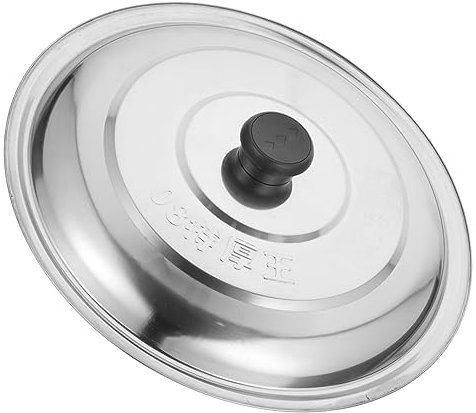 HOMSFOU Abdeckung Topfdeckel Aus Edelstahl Edelstahl- Anti-spritzer-topfabdeckung Ersatzdeckel Für Bratpfannen Pfannendeckel Mit Löchern Topfdeckel Ersatz Metall Arbeit Fett