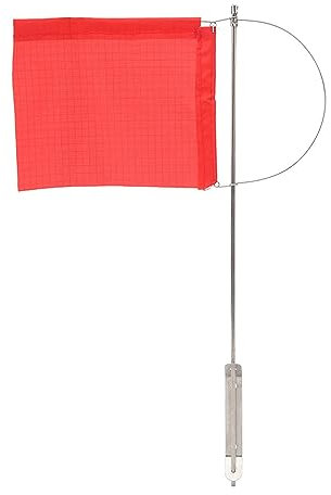 Bandera Indicadora De Viento, Mástil Marino De Acero Inoxidable 304, Bandera Roja De Viento Náutico Para Yates De Vela(140 * 120mm（7973SM）)