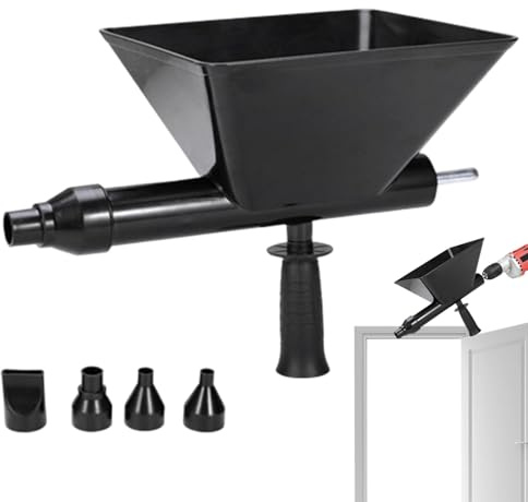 Electric Mortar Pointing Grout Gun with 4 Nozzles Portable Cement Caulking Machine Mending-Leakage Grouting Machine for Bricks Walls Floors Home Decorations