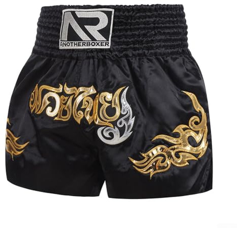 HpLive MMA Muay Thai Shorts Trainingsshorts, Unisex Boxeo Fitness Shorts Transpirables Cintura Elástica Patrón Impreso Pantalones Cortos