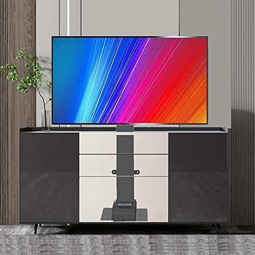 WENWENLEE Support TV Universel Multifonction motorisé pour téléviseur, mécanisme de Levage pour téléviseur avec télécommande pour téléviseurs Grand écran de 32 à 70 Pouces, Peut être caché d