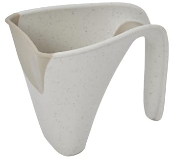 Shnuggle Baby Bath Rinse Cup, Soft Rim Shampoo Rinser and Hair Wash Jug, No Tears Design for Newborn and Toddler Bath Time, Easy Grip Handle, 98% Recycled Plastic, Suitable from Birth. Eco Collection