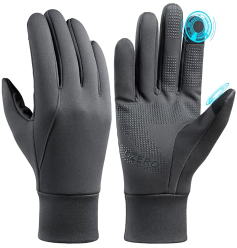 OZERO Thermal Gloves for Men and Women, Touch Screen Running/Cycling Gloves