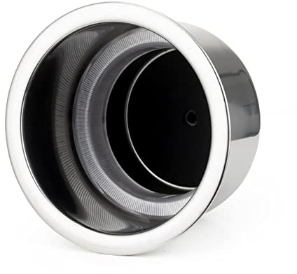BAZEITFLOW 2piezas Portavasos para Coche De Acero Inoxidable Portavasos Luz Led Empotrable Soporte para Taza para Coche Barco y Camión Incluye
