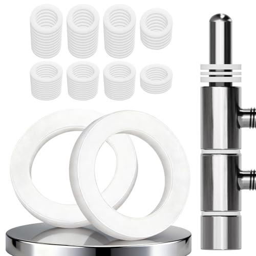 Lot de 70 rondelles pour porte de chambre - 1 mm - 35 pièces - En plastique - 10,2 mm x 15 mm