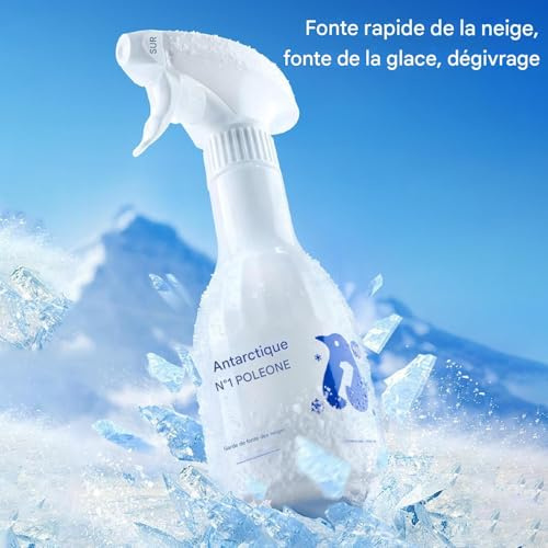 Godpqiui Dégivreur pour Vitre De Voiture | 300ml Agent de Fonte de Neige Auto | Spray De Fonte De Neige pour Pare-Brise Automobile | pour Camions Camping-Cars SUV et Berlines par Temps Froid et pour