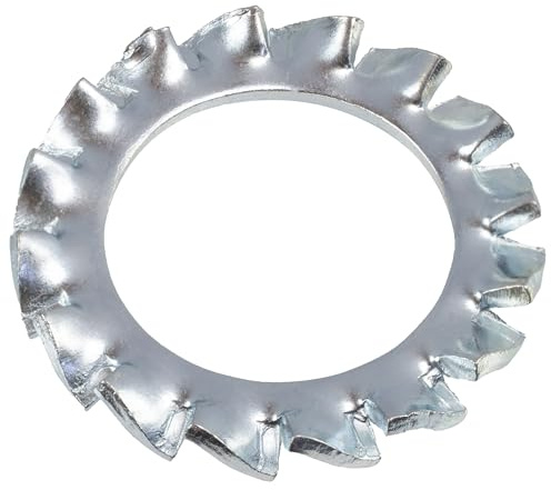 AERZETIX Set da 60 rondelle dentate M12 con dentatura esterna in acciaio zincato per viti M12