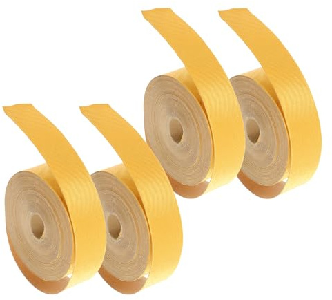 COLLBATH 4 Rotoli Nastri Adesivi Tessuto Autoaderenti per Orli Lampade e Tende per Fai da Te Bordi Resistenti Rifinitura Abbigliamento Casa