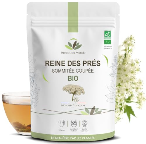 Herbes du Monde - Reina de los prados BIO 60 g - Planta para infusión
