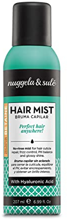 Nuggela & Sulé HAIR MIST - Bruma Capilar Sin Aclarado. Con Ácido Hialurónico y Extracto de Algodón. Brillo, Anti-Encrespamiento y Volumen. 1 x 207 ml
