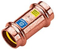 Raccordo Manicotto Con Battuta Rame 18 Mm A Pressare F/f Frabo